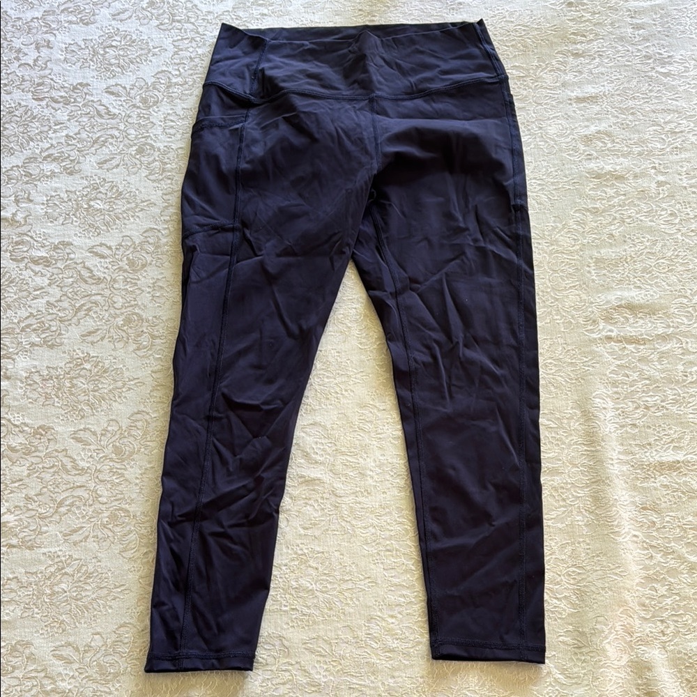 Navy Pocket Light n Tight Hi-rise 7/8 24"